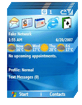 Windows Mobile 2005 (QVGA display 240x320)